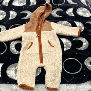 Cozy Beige and Brown Kids One Piece